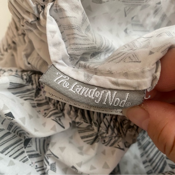 Land of Nod Zebra Savannah Fitted Crib Sheet - 100% Cotton | Pottery Barn Kids - Picture 4 of 5